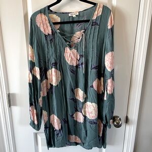 Floral billabong shift dress